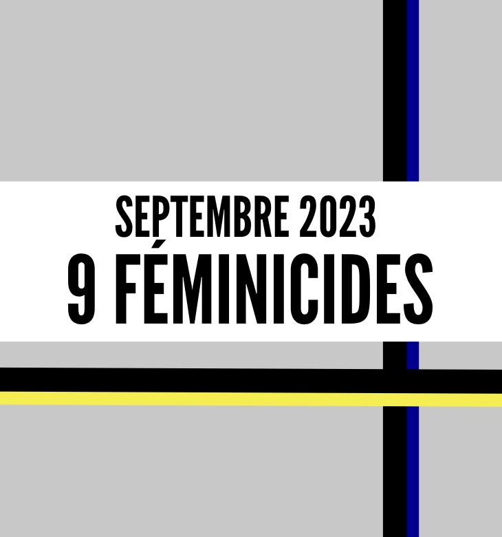 9 féminicides ont eu lieu au mois de septembre 2023